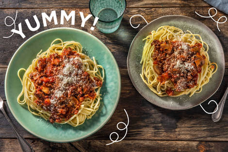 Klassische Pasta Bolognese