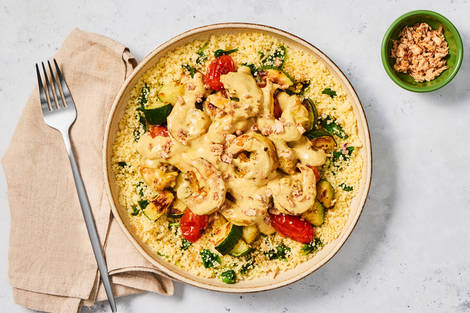 Smart Golden Shrimp and Coconut Sauce