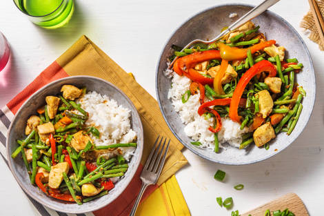 Asiatische Hähnchenpfanne