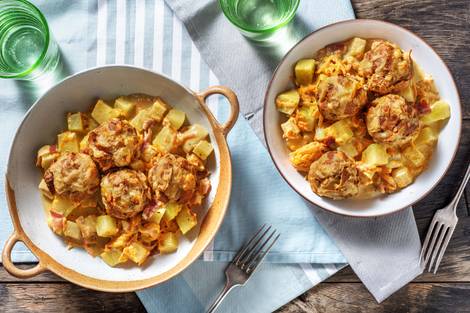 Laugen-Bergkäse-Knödel aus dem Ofen