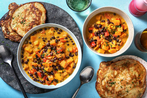 Karibischer Süßkartoffel-Kokos-Eintopf