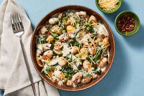 Gnocchis poêlés au parmesan