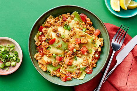 Chicken Sausage & Spinach Ravioli