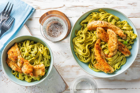 Pouletfilets in knuspriger Kräuterpanade