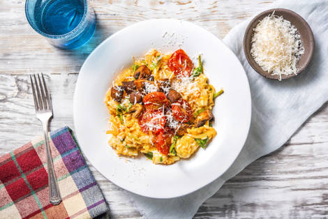 Cremiges Risotto mit Champignons