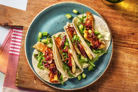 Würzig-feurige Halloumi-Tacos