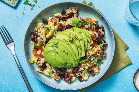 Burrito-Bowl! Tomaten-Quinoa