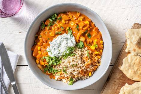 Indiase curry met venkel en mais