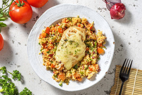 Kipfilet uit de oven met tomaat en paprika