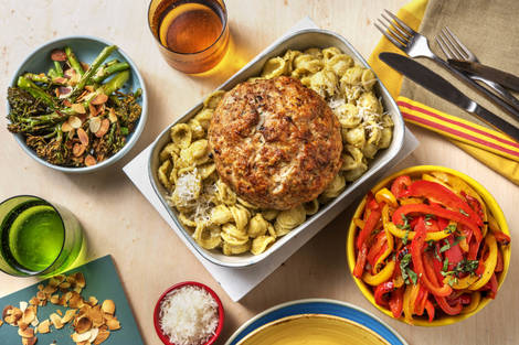 Polpettone gevuld met mozzarella