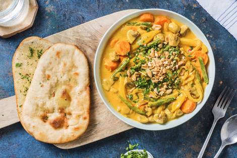 Gelbes Curry  mit Varoma Gemüse