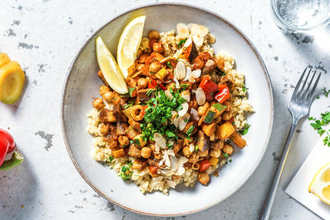 Marokkaanse groentestoof met bulgur