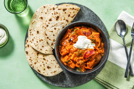 Indisches Süßkartoffel-Tikka-Curry