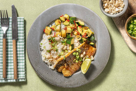 Seehecht in Teriyakisoße