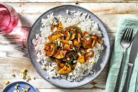 Knackige Gemüsepfanne mit Fenchel