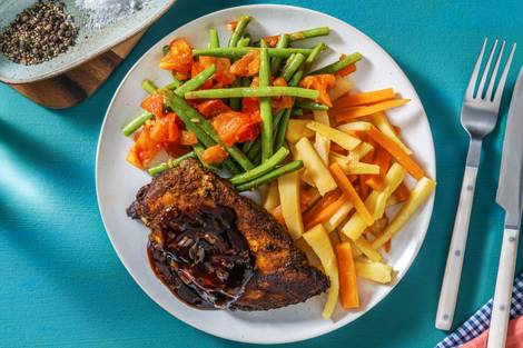 Würziges Hähnchenfilet mit Pastinake