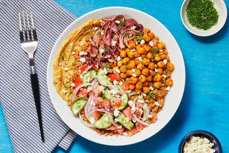 Greek Goddess Bulgur Bowls