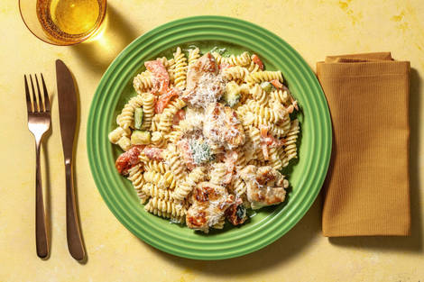 Médaillons de dinde et pâtes fondantes