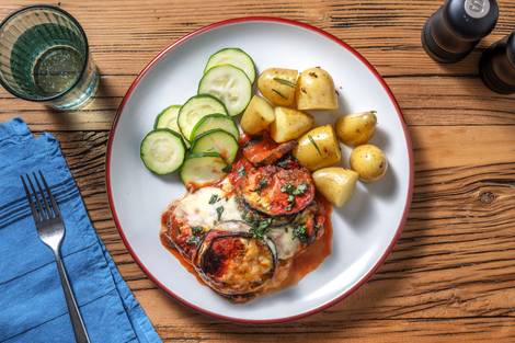 Auberginen nach Art „Parmigiana“