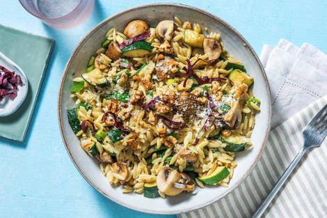 Champignonrisotto van orzo