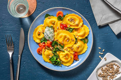 Gemüsetortelli mit frischer Ricotta-Gremolata