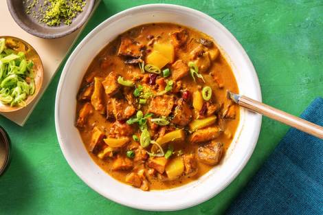 Zoete-aardappelsoep met kokosmelk