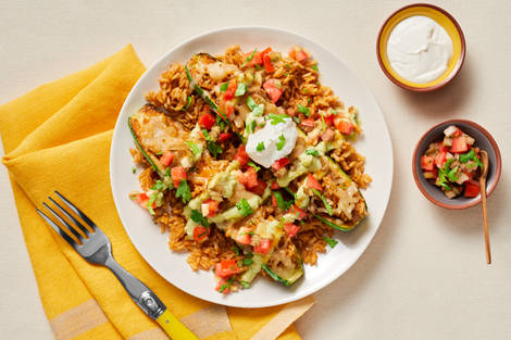 Southwest Stuffed Zucchini Boats