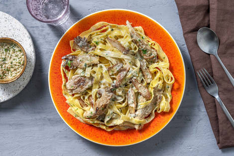 Fettuccine mit Trüffelöl