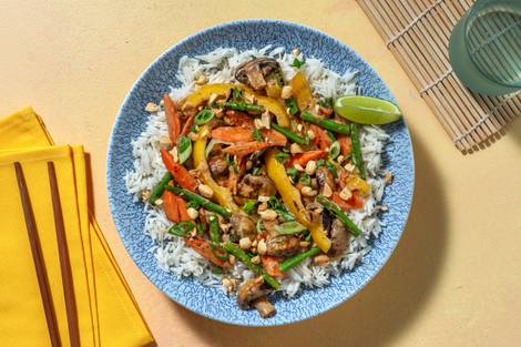 Veganes Stir Fry! Buntes Pfannengemüse