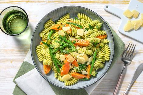 Fusilli verdure! mit selbst gemachtem Pesto