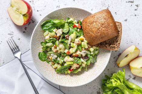 Salade Waldorf au fromage bleu