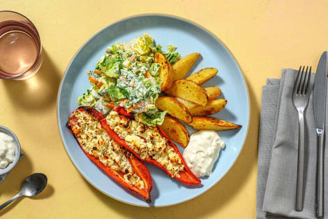 Gratinierte Spitzpaprika