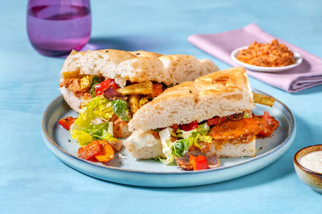 Dukkah-Makali! Würziges Grillgemüse im Brot