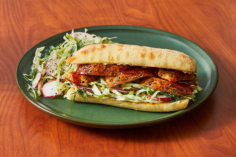 BBQ-Sauced Chicken Sandwiches