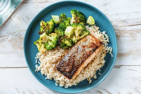 Filet de saumon mariné à l'orientale