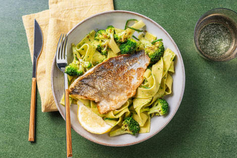 Filet de dorade, salicorne et pappardelle fraîches