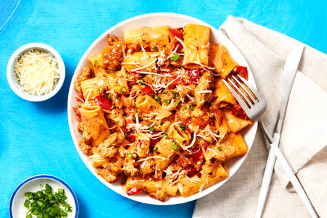 Chicken Sausage Rigatoni