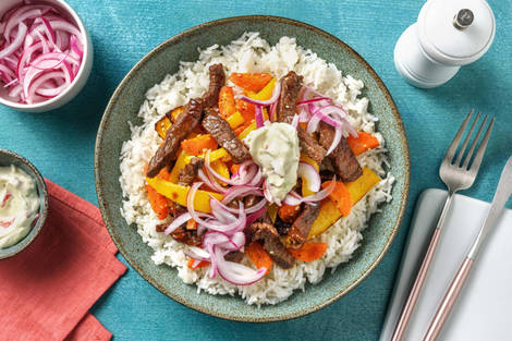 Koreanische Rindersteak-Bowl