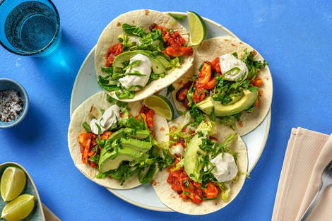 Vegan Carnitas! Hot Pulled Mushroom Tacos