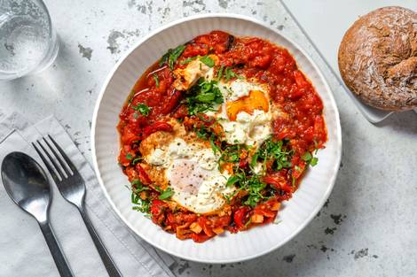 Shakshuka met verse geitenkaas