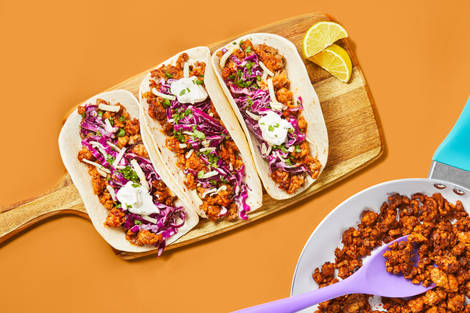 One-Pan Santa Fe Pork Tacos