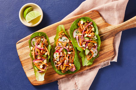 Sweet Thai Chili Turkey Lettuce Wraps