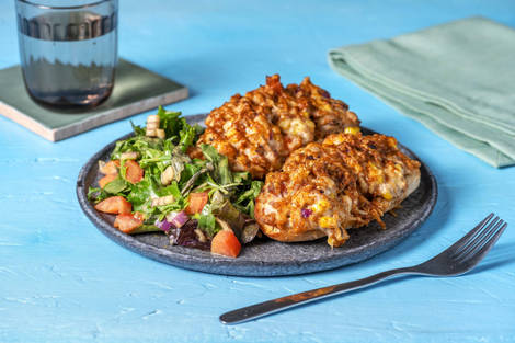 Tuna melts met tomaat en mais