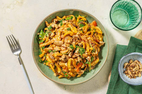 Babyspinat-Spätzle-Pfanne