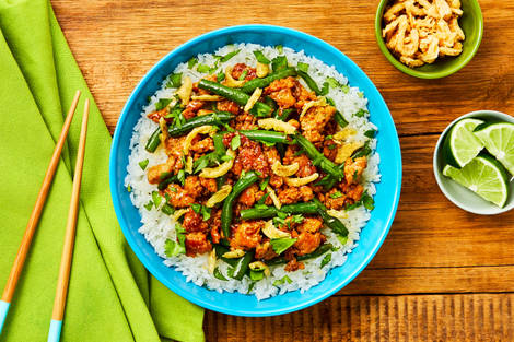 Sweet Chili Turkey & Green Bean Bowls