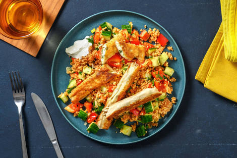 Sigara Börek mit Petersilien-Hirtenkäse