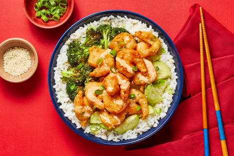 Sweet Heat Shrimp Tempura Bowls