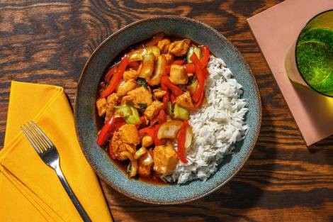 Teriyaki-Hähnchenpfanne mit Pak Choi