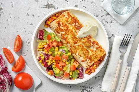 Enchilada's met kipgehakt