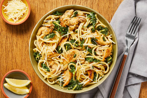 Tuscan Chicken & Kale Spaghetti
